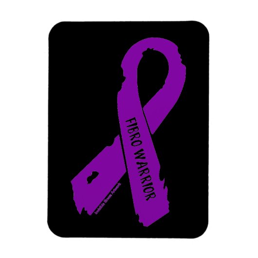 Fibro Warrior-Band Magnet (Vertikal)