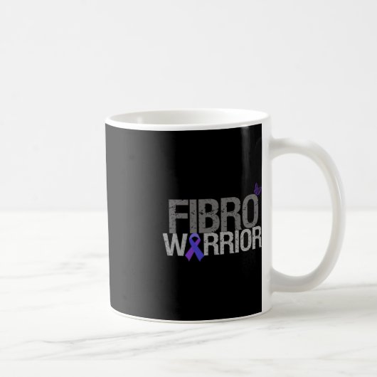 Fibro Warrior - Fibromyalgie Bewusstsein Kaffeetasse (Rechts)