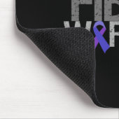 Fibro Warrior - Fibromyalgie Bewusstsein Mousepad (Ecke)
