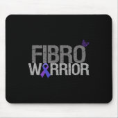 Fibro Warrior - Fibromyalgie Bewusstsein Mousepad (Vorne)