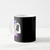 Fibro Warrior Unzerbrechliche Fibromyalgie Bewusst Kaffeetasse (Vorderseite Links)