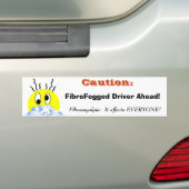 FibroFogged Fahrer Autoaufkleber (Auf Auto)