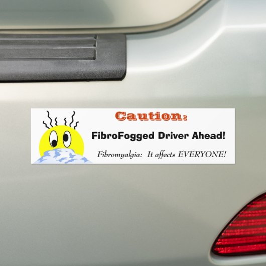 FibroFogged Fahrer Autoaufkleber (Auf Auto)