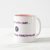Fibromyagia Kaffee-Tasse Zweifarbige Tasse (VorderseiteRechts)