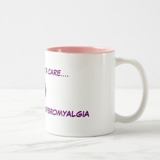Fibromyagia Kaffee-Tasse Zweifarbige Tasse (Rechts)