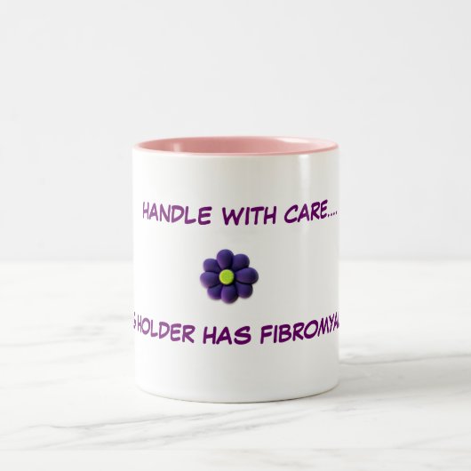 Fibromyagia Kaffee-Tasse Zweifarbige Tasse (Mittel)