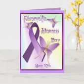Fibromyalgia Awareness Day Card Karte (Gelbe Blume)