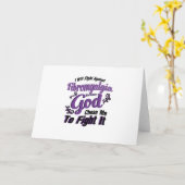 Fibromyalgia Awareness Karte (Gelbe Blume)