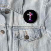 Fibromyalgia Awareness Shirt - Christmas Gift Shir Button (Beispiel)