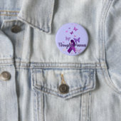Fibromyalgia-Bewusstsein (Band u. Schmetterlinge) Button (Beispiel)