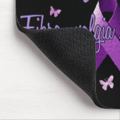 Fibromyalgia-Bewusstsein (Band u. Schmetterlinge) Mousepad (Ecke)