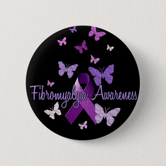 Fibromyalgia-Bewusstsein Button (Vorderseite)