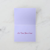 Fibromyalgia-Bewusstseins-Anmerkungs-Karte Karte (Innenseite)