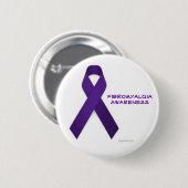 Fibromyalgia-Bewusstseins-Knopf Button (Vorne & Hinten)