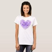 Fibromyalgia-Bewusstseins-T - Shirt (Vorne ganz)