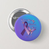 Fibromyalgia-Bewusstseins-Tagesknopf Button (Vorne & Hinten)