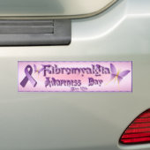 Fibromyalgia-Bewusstseins-TagesShirts Autoaufkleber (Auf Auto)