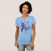 Fibromyalgia-Bewusstseins-TagesShirts T-Shirt (Vorne ganz)