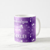 Fibromyalgia-Bewusstseins-Tasse Kaffeetasse (VorderseiteRechts)