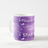 Fibromyalgia-Bewusstseins-Tasse Kaffeetasse (Vorderseite Links)