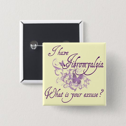 Fibromyalgia Button (Vorne & Hinten)