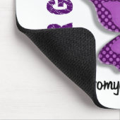 Fibromyalgia geben nie Hoffnungs-Schmetterling 4,1 Mousepad (Ecke)