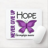 Fibromyalgia geben nie Hoffnungs-Schmetterling 4,1 Mousepad (Mit Mouse)