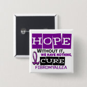 Fibromyalgia HOFFNUNG 2 Button (Vorne & Hinten)