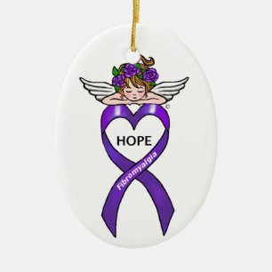 Fibromyalgia-Hoffnung Keramikornament