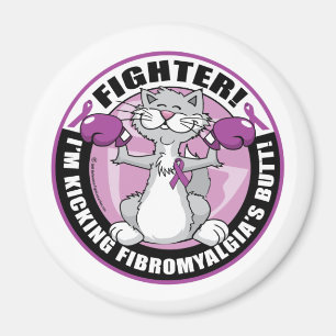 Fibromyalgia-Kämpfer-Katze Magnet