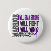 Fibromyalgia-Krieger Button (Vorderseite)