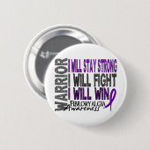Fibromyalgia-Krieger Button (Vorne & Hinten)