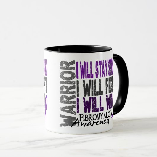 Fibromyalgia-Krieger Tasse (VorderseiteRechts)