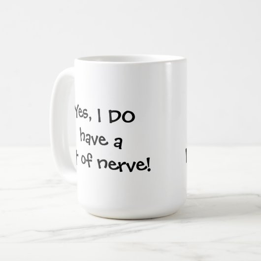 Fibromyalgia-Schale Kaffeetasse (Vorderseite Links)