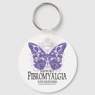 Fibromyalgia-Schmetterling Schlüsselanhänger