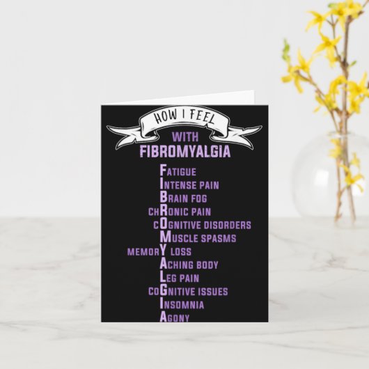 Fibromyalgia Sonie Amp Fibro Awareness This Is Karte (Gelbe Blume)