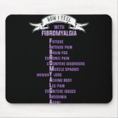 Fibromyalgia Sonie Amp Fibro Awareness This Is Mousepad (Vorne)