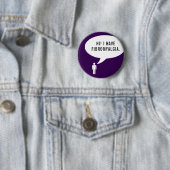 FIBROMYALGIA-Sprechblase Button (Beispiel)