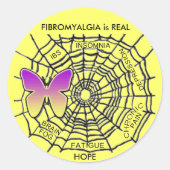 FIBROMYALGIA STICKERS (Vorderseite)