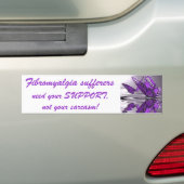 Fibromyalgia-Stütznicht Sarkasmus Autoaufkleber (Auf Auto)