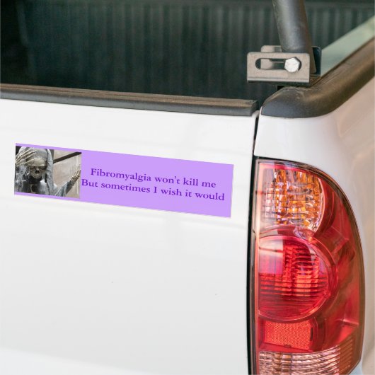 Fibromyalgia tötet mich nicht, aber manchmal… autoaufkleber (Auf Lkw)