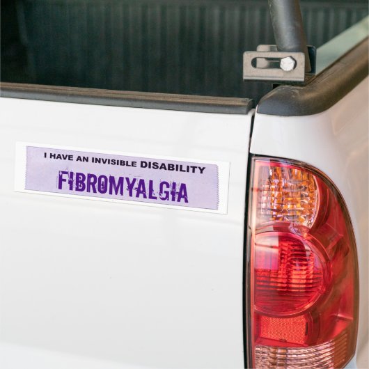 FIBROMYALGIA unsichtbarer Autoaufkleber (Auf Lkw)