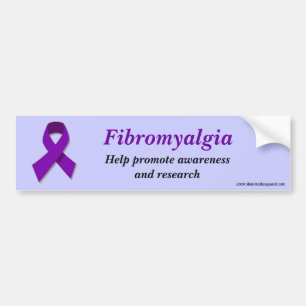 Fibromyalgiabewusstseins-Autoaufkleber Autoaufkleber