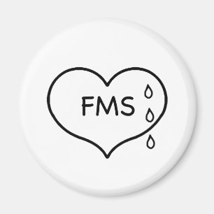 Fibromyalgiahumaneness-Kampagnen-Magnet Magnet