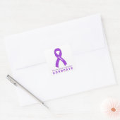 Fibromyalgie Advocate White Square Sticker (Umschlag)