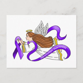 Fibromyalgie Angel Postkarte