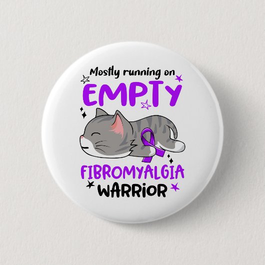 Fibromyalgie Aufklärung Monat Bonbongeschenke Button (Vorderseite)