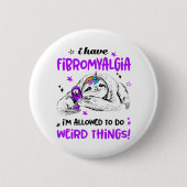 Fibromyalgie Aufklärung Monat Bonbongeschenke Button (Vorderseite)