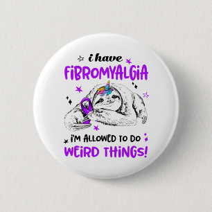 Fibromyalgie Aufklärung Monat Bonbongeschenke Button