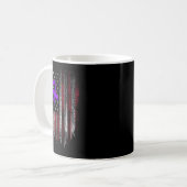 Fibromyalgie Awareness Survivor Proud Warrior 11 Kaffeetasse (Vorderseite Links)